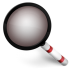 Magnifier Red Icon 72x72 png